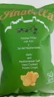 Patatas fritas con ajo y sal del mediterraneo