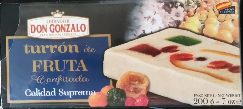 Turron Fruta Confitada