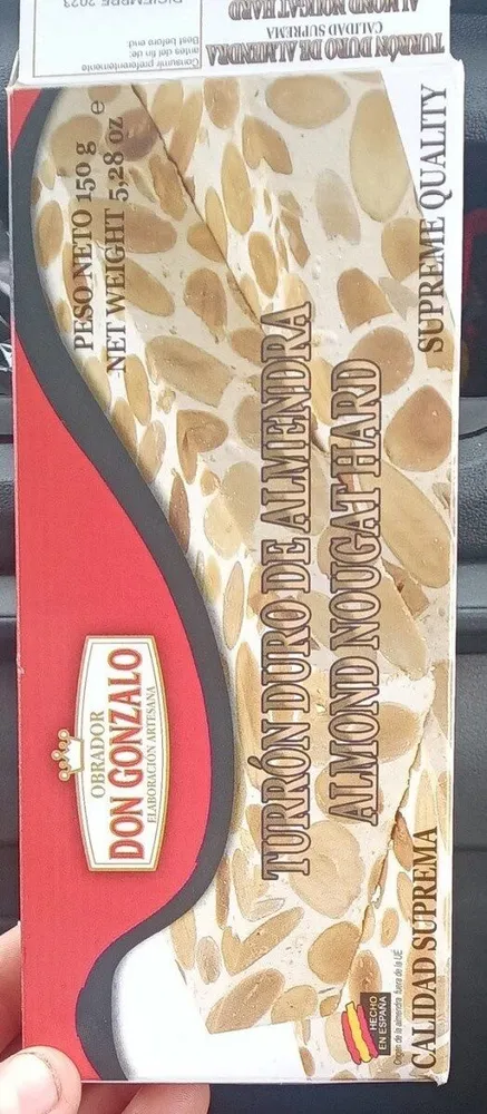 Turrón duro de almendra
