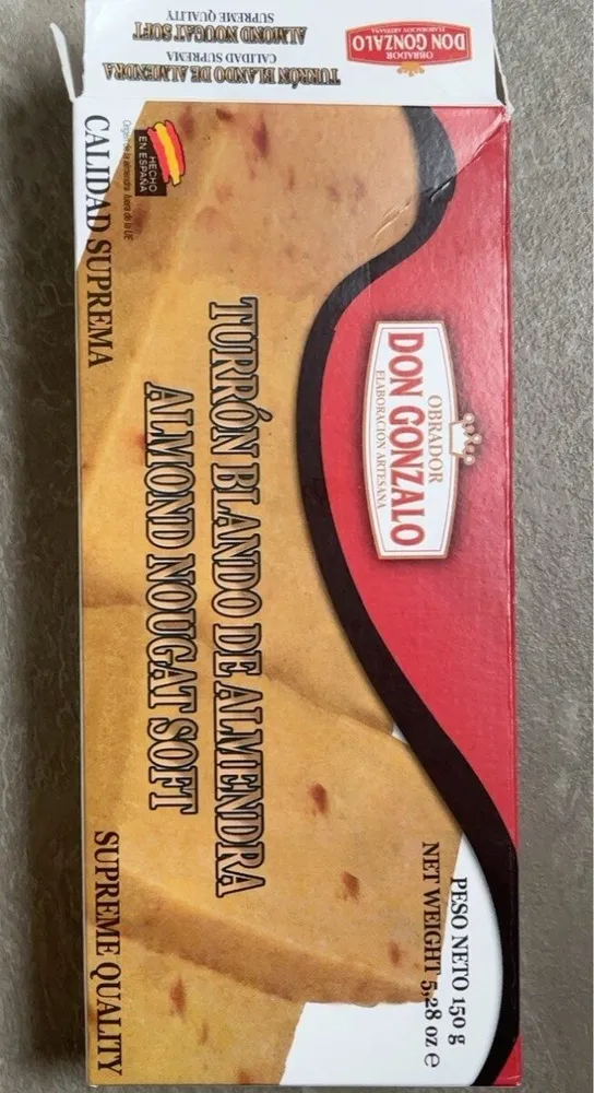 Turrón blando de almenda