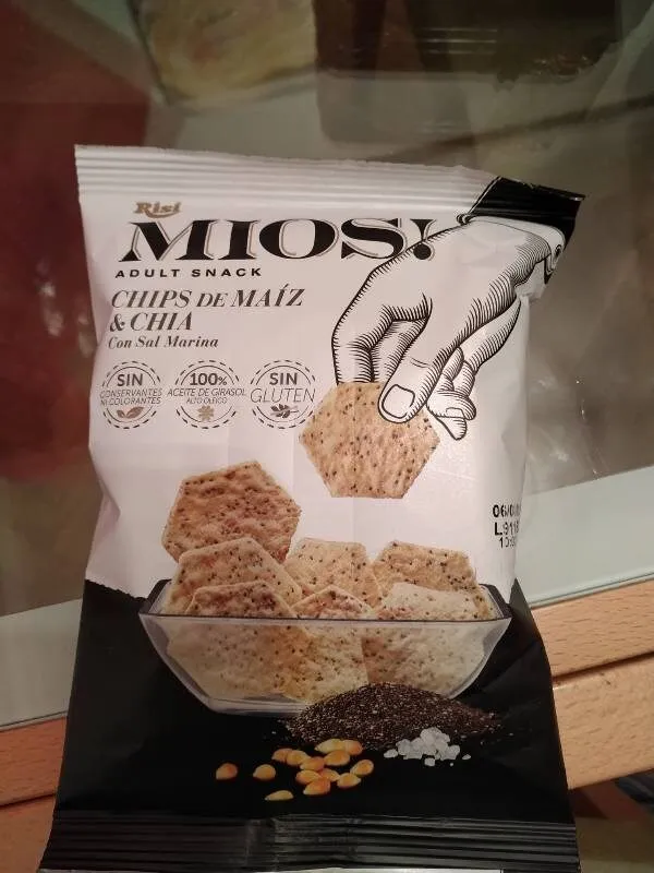 Míos! Chips de maíz y chía