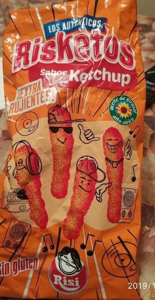Risketos sabor ketchup