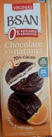 B-San, chocolate a la naranja 70% cacao