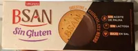 BSAN sin gluten digestive chocolate negro