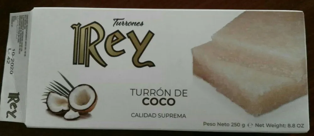 Turrón de coco