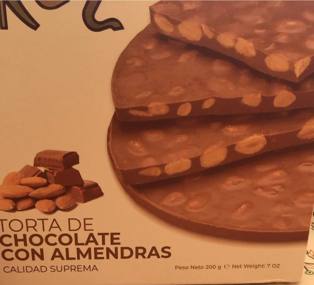 Torta de chocolate con almendras