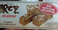 Turrón de chocolate sin azúcares añadidos