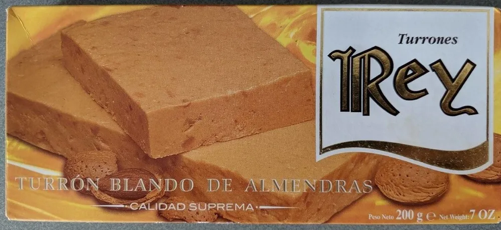Turron Rey Almendra Blando Sup