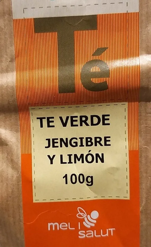 Té verde-jengibre y limón