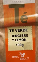 Té verde-jengibre y limón