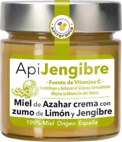 Apiterapia miel de azahar crema con zumo de limón