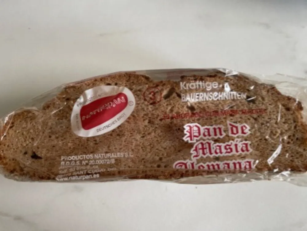 Pan de masía alemana integral