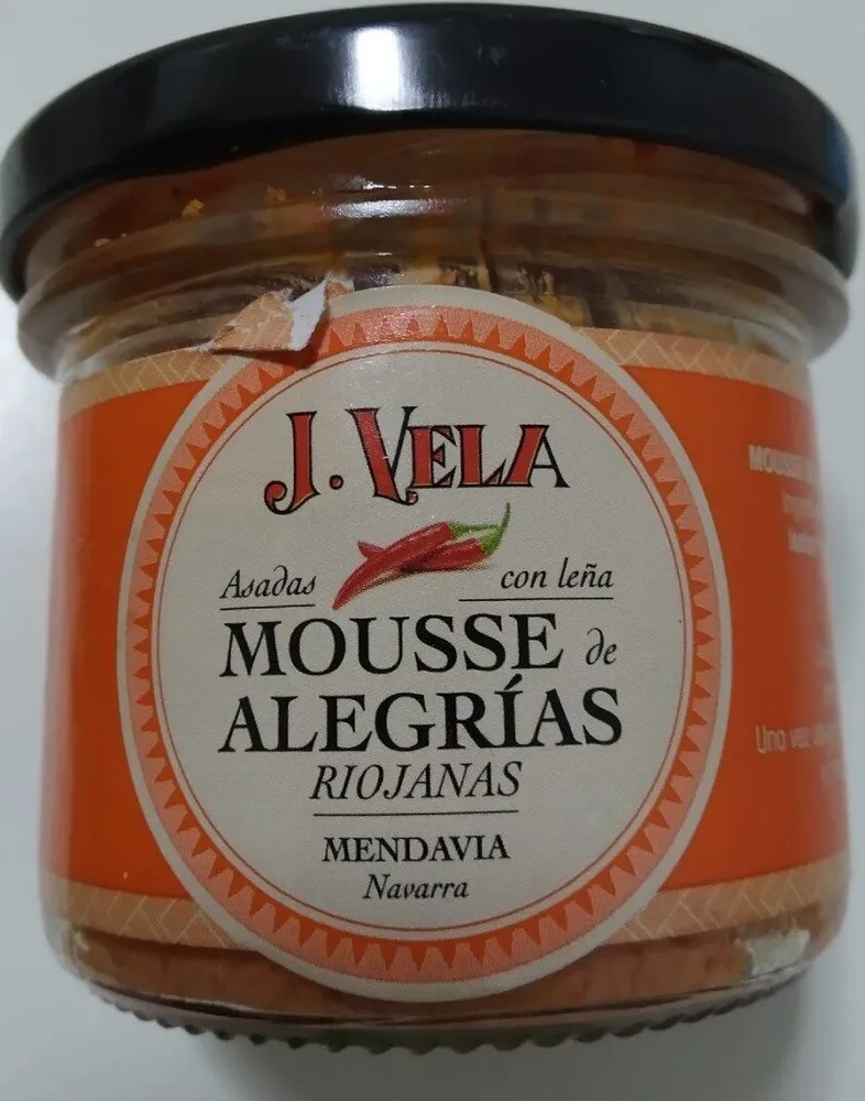 Mousse de alegrías riojanas