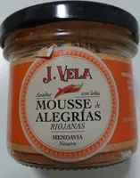 Mousse de alegrías riojanas