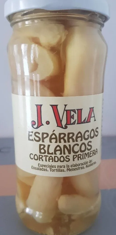 Espárragos blancos cortados primera