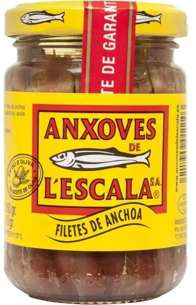 Filetes de anchoa aceite de oliva