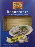 Anchois marinés à l'huile d'olive