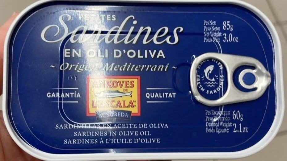 Sardines petites en oli d’oliva