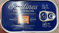 Sardines petites en oli d’oliva