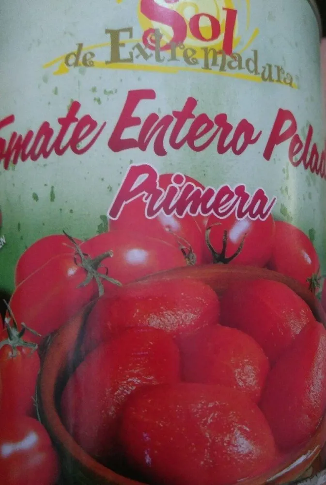Tomate entero pelado