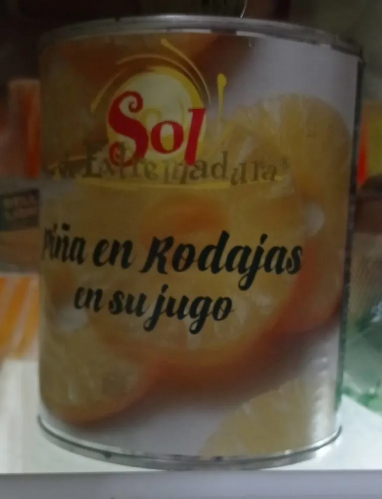 Piña en siñu jugo
