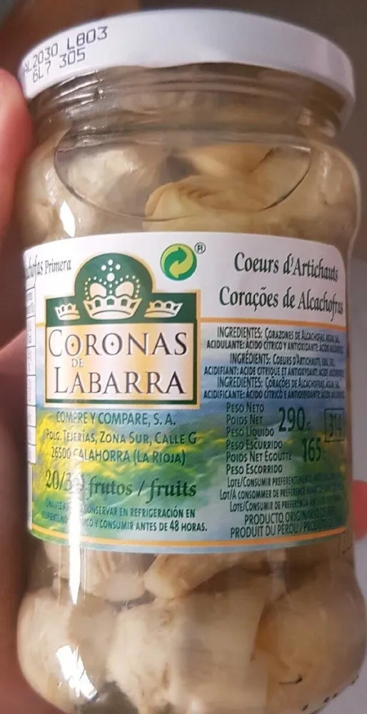 corazones de alcachofa