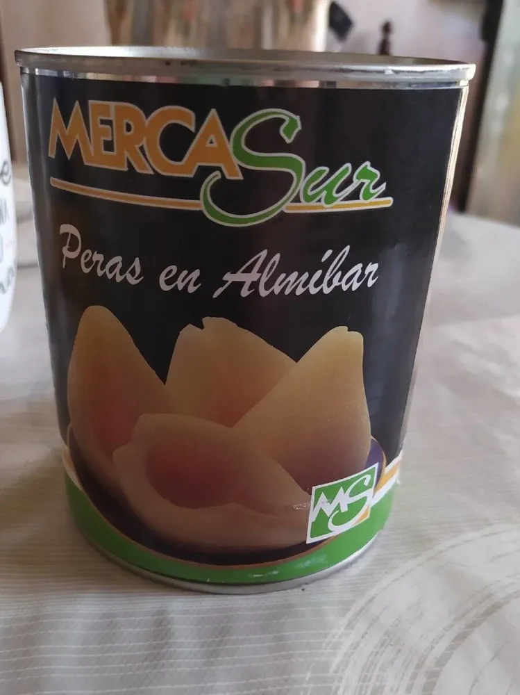Peras en Almibar