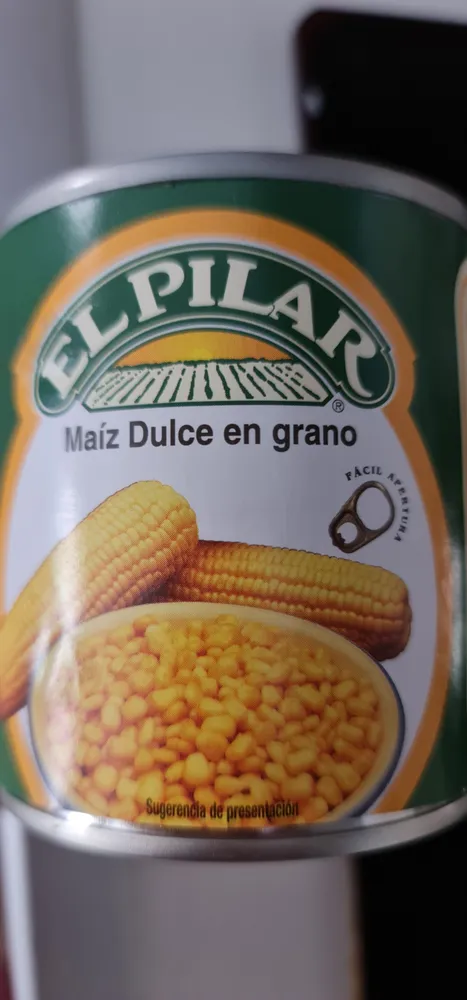 Maíz dulce en grano