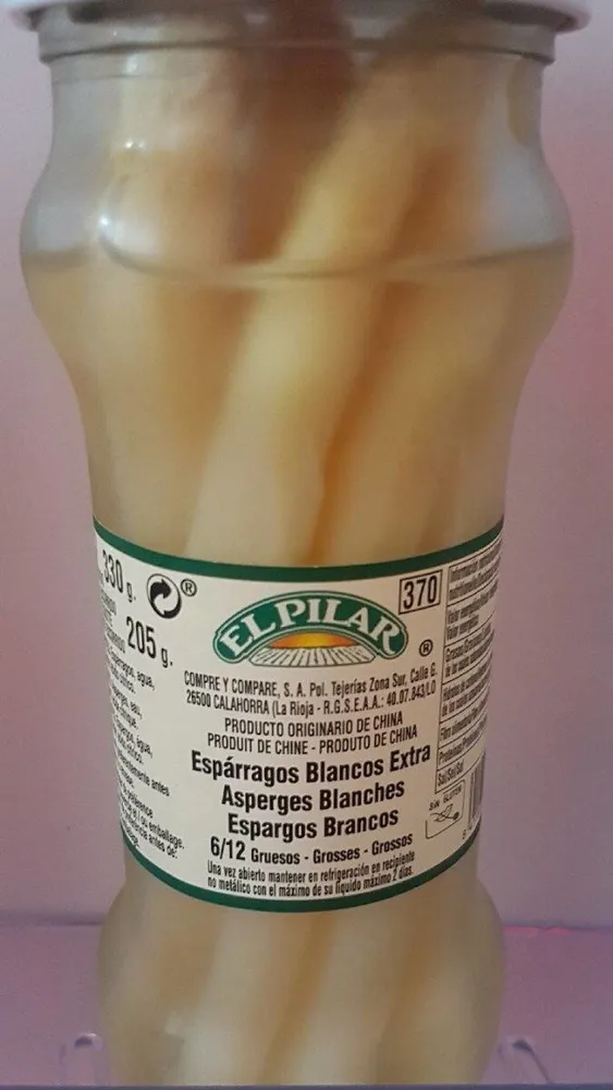 Espárragos Blancos Extra.