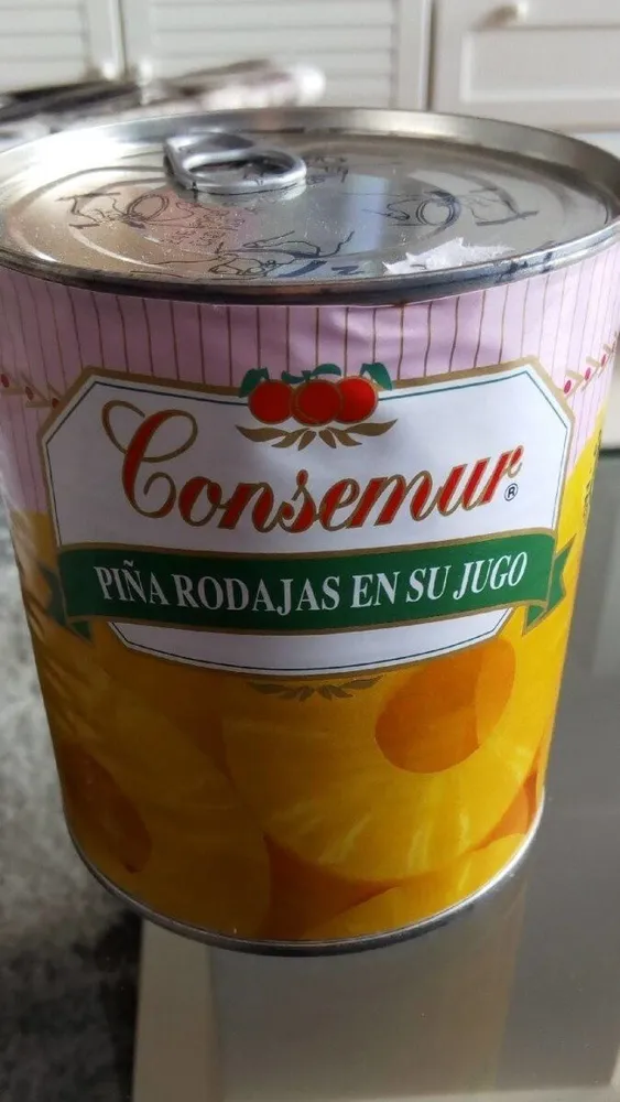 Consemur. Piña rodajas en su jugo