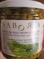 Brotes de ajos verdes al natural