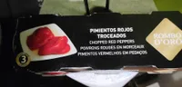 Pimientos rojos troceados