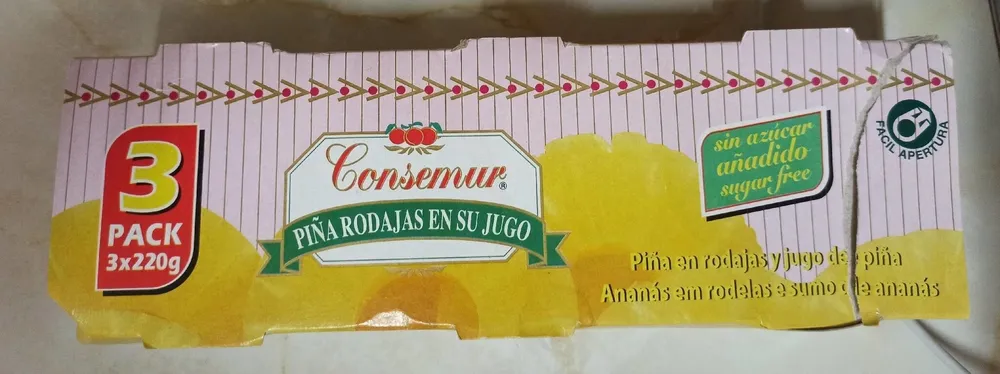 Piña en rodajas