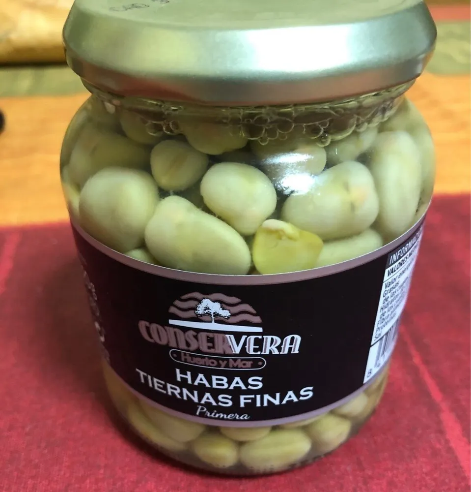 Habas tiernas finas