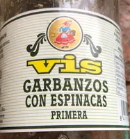 Garbanzos con espinacad