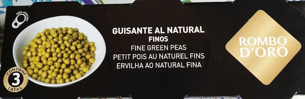 Guisantes al natural