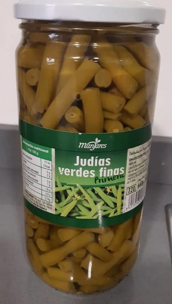 Judías verdes finas