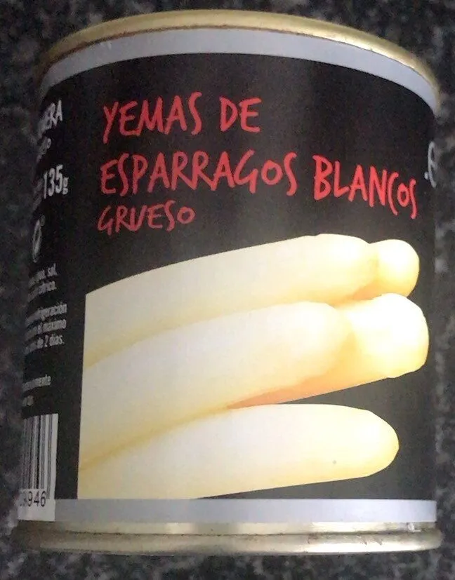 Yemas de espárragos blancos grueso