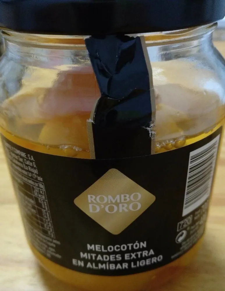 Melocotón mitades extra en almíbar ligero