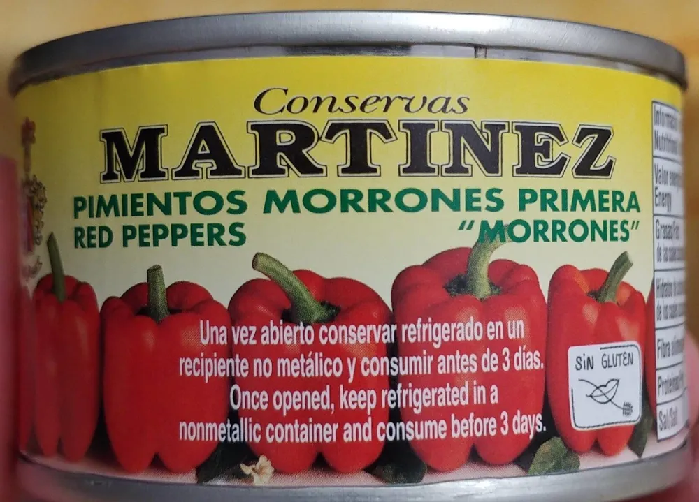 Pimientos morrones primera