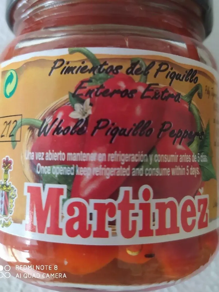 Pimientos del Piquillo enteros extra