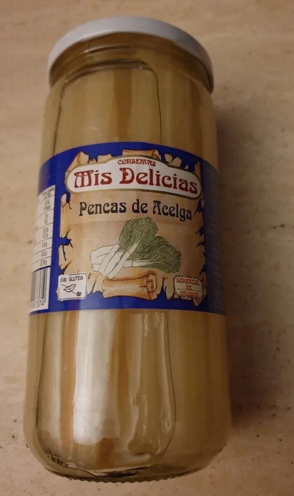 Pencas de acelga