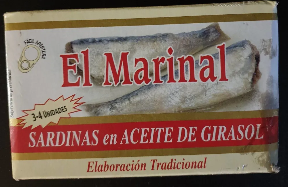 Sardinas en aceite de girasol
