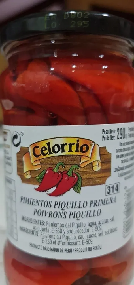 Pimientos piquillo primera