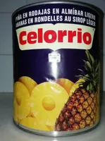 Piña en rodajas en almíbar ligero