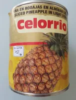 Piña en rodajas en almibar ligero