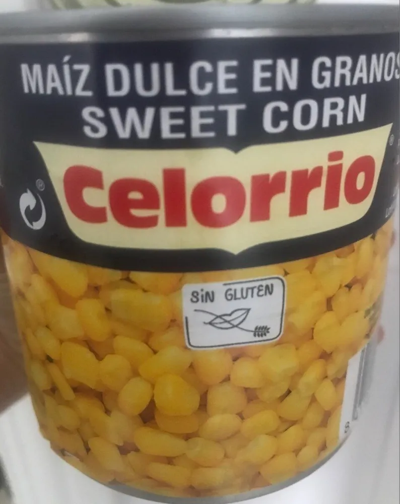 Maiz dulce en granos
