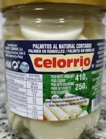 Palmitos al natural cortados