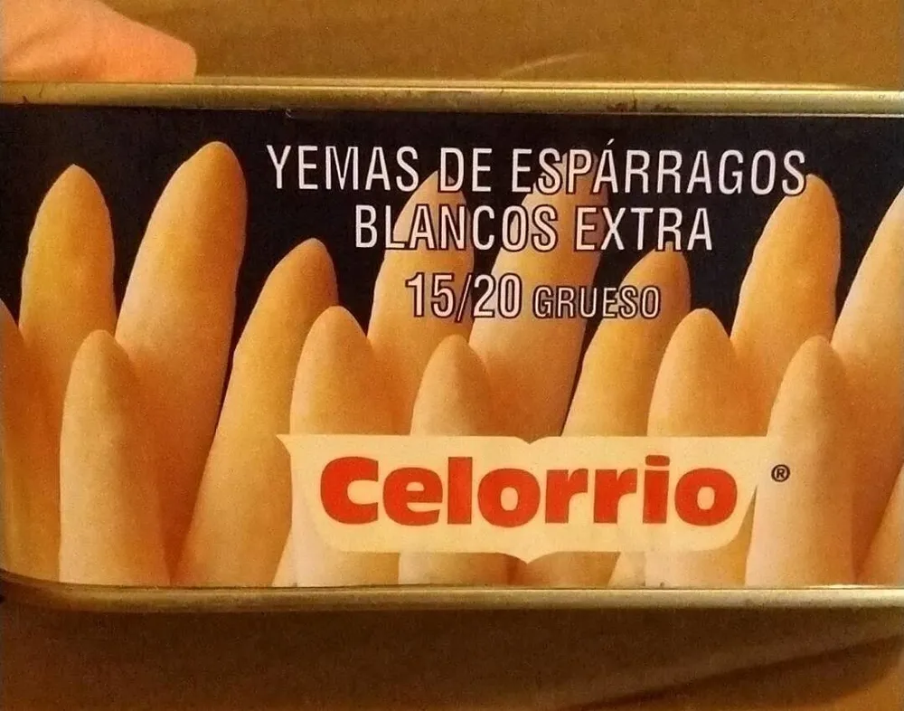 Yemas de esparragos blancos extras