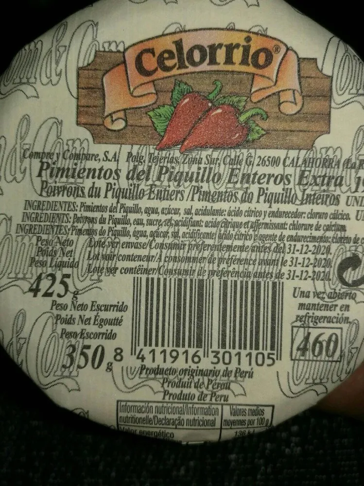 Pimientos del piquillo enteros extra